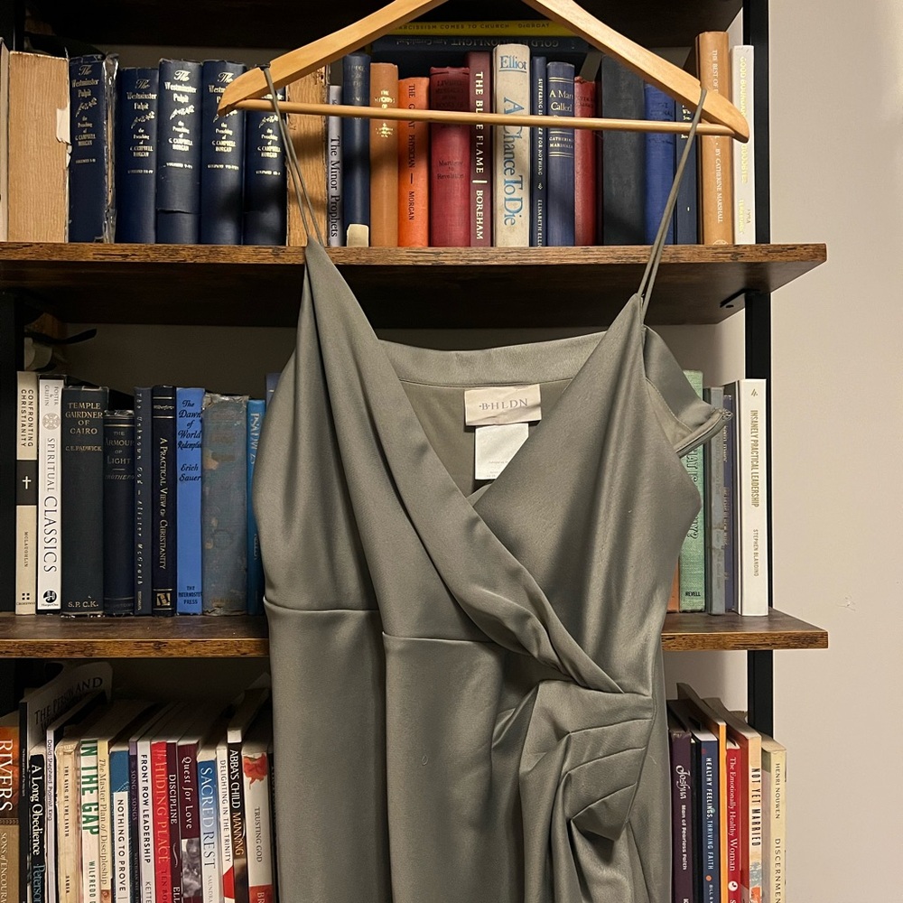 BHLDN Strapless Gray Dress